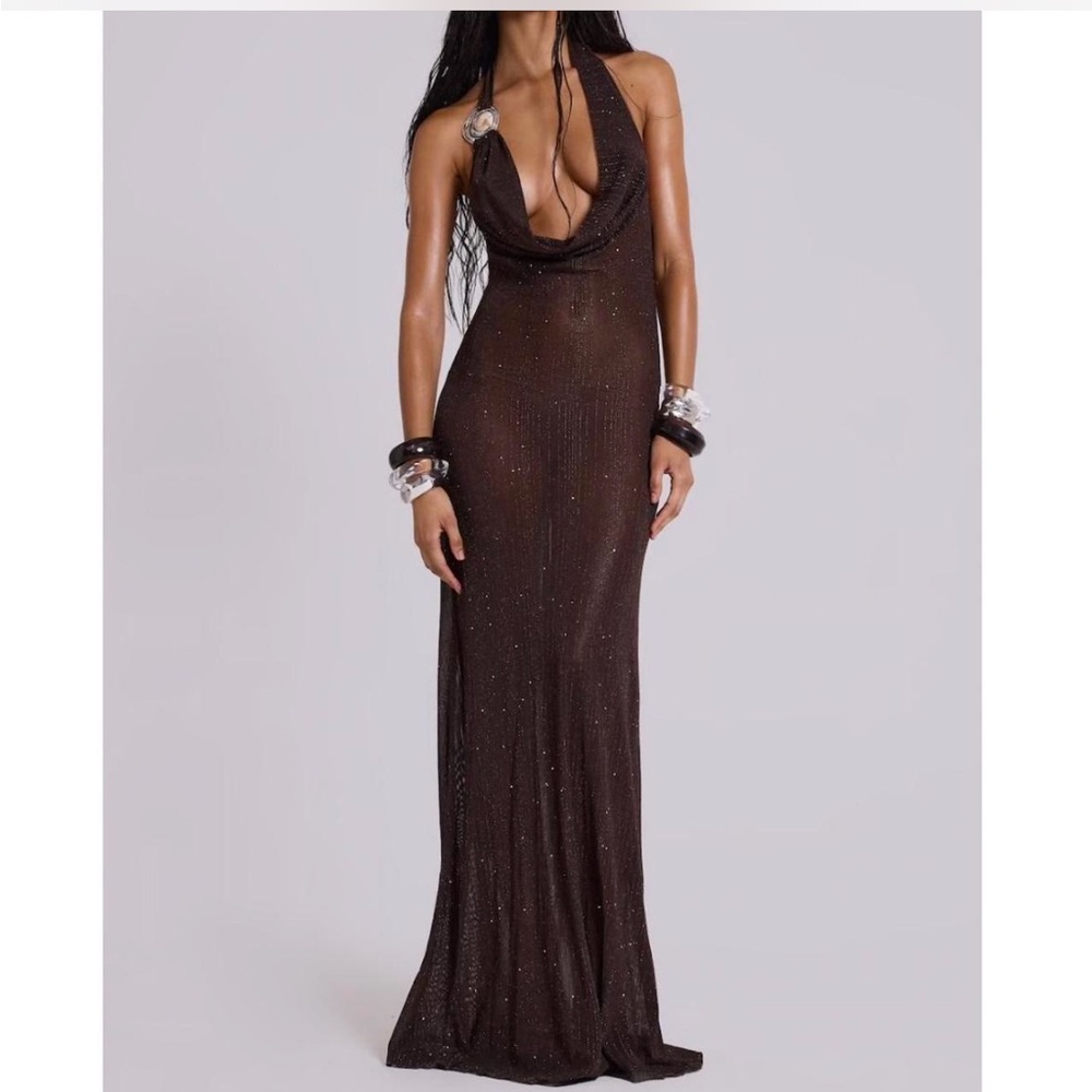 Jaded London Plunge Maxi Dress